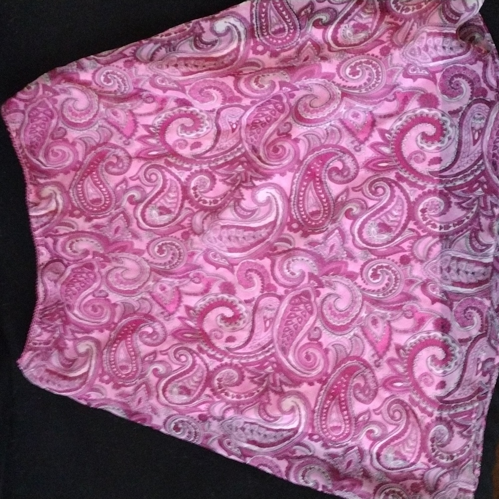 y2k paisley pink skirt